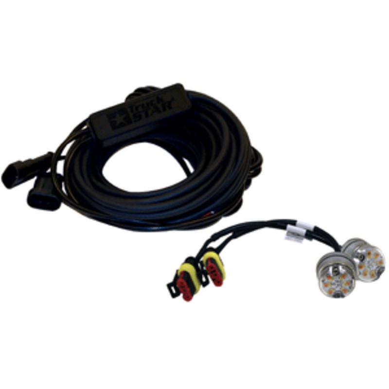 Buyers – Amber LED Strobe Lights (snap-in) 25′ Cable
