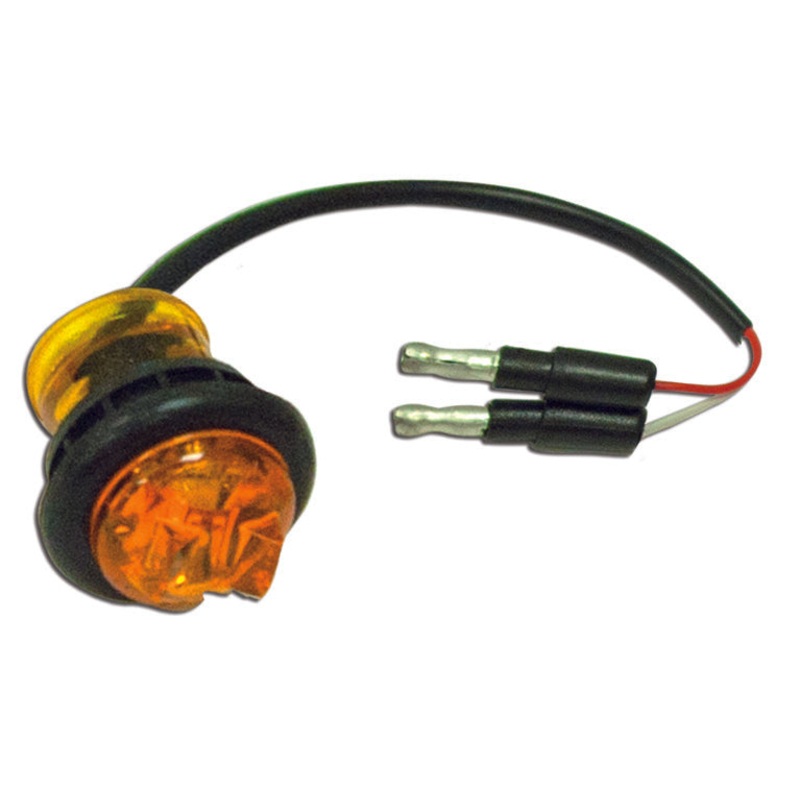 Buyers – Light, .75In, Rd, Marker, Amber,  (1) Led W-