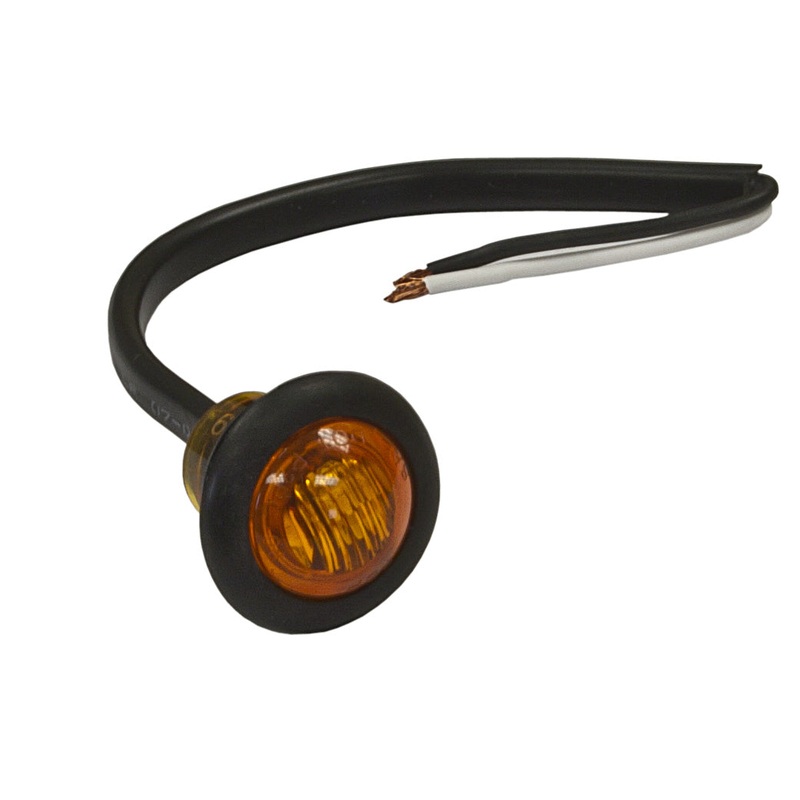 Buyers – Light, .75In, Round, Marker, 3 Led, Amber, W-