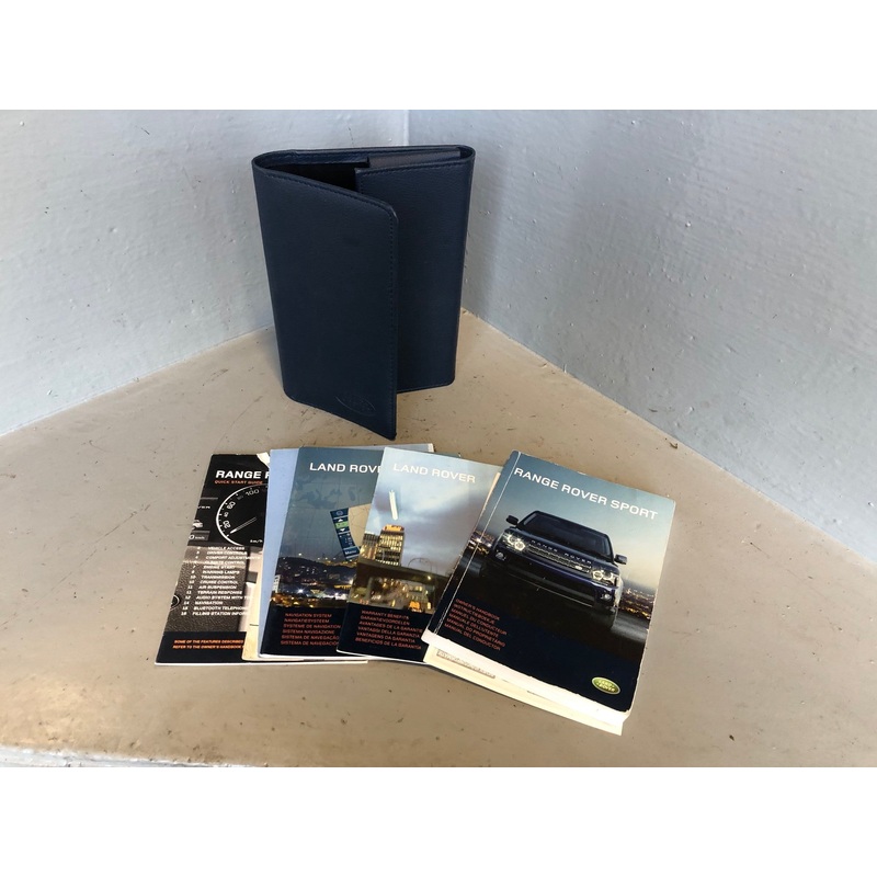 Range Rover Sport Handbook Manual in Wallet Facelift 2009 to 2013 C11095