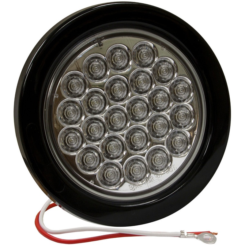 Buyers – Light, 4In Round, Back-Up, 24 Led, Clr W-
