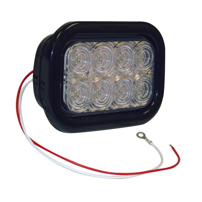Buyers – Light, 5.3In, Rect. Back-Up, Clear, 32 Led