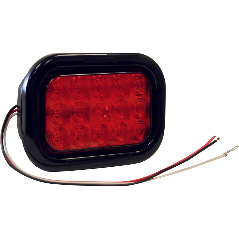 Buyers – Light, 5.3In, Rect., Stop-Turn-Tail, 15 Led,