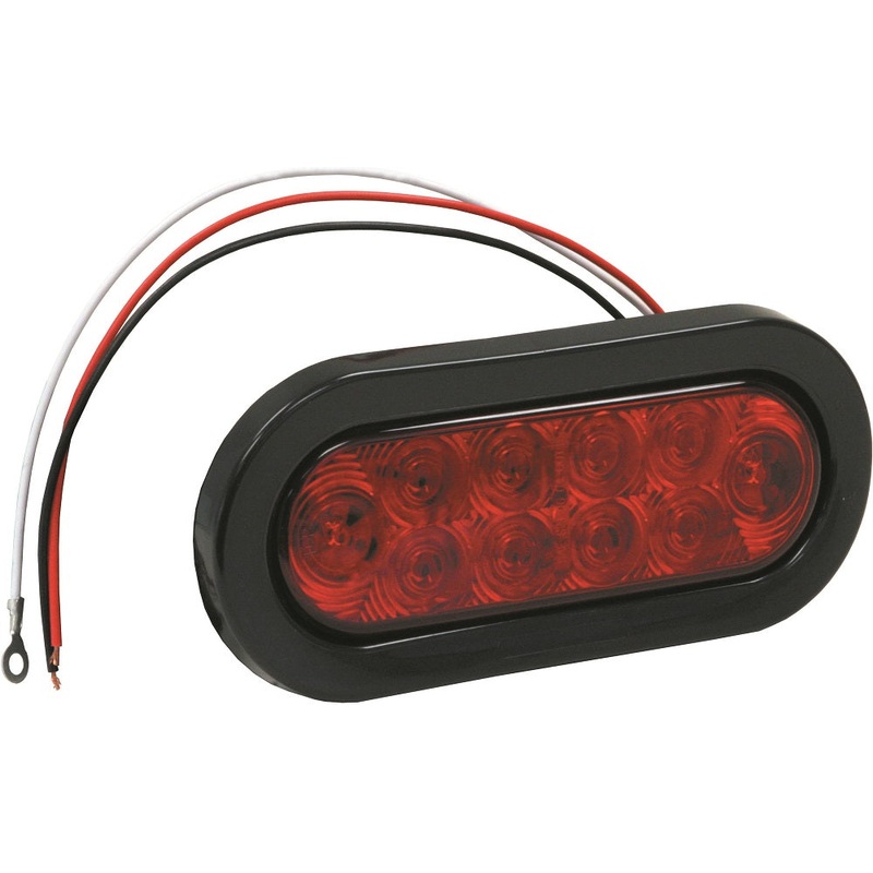 Buyers – Light, 6.5In Oval, Stop-Turn-Tail, 10 Led