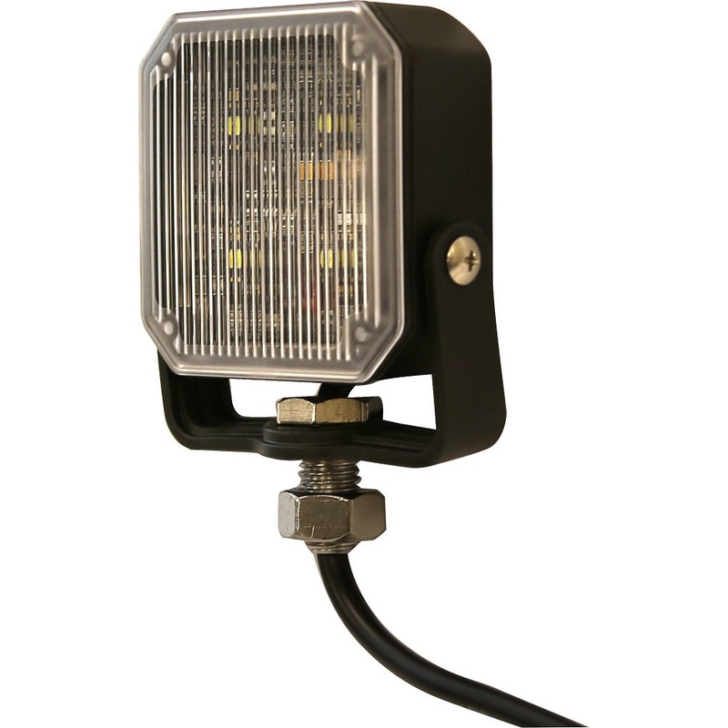 Buyers – Light, Flood, 12-24 Vdc, 4 Led, Clear, Square