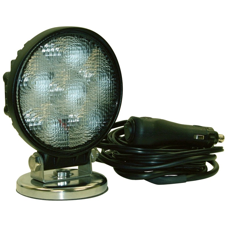 Buyers – Light, Flood, 12-24 Vdc,  5 Led, Clear, Round