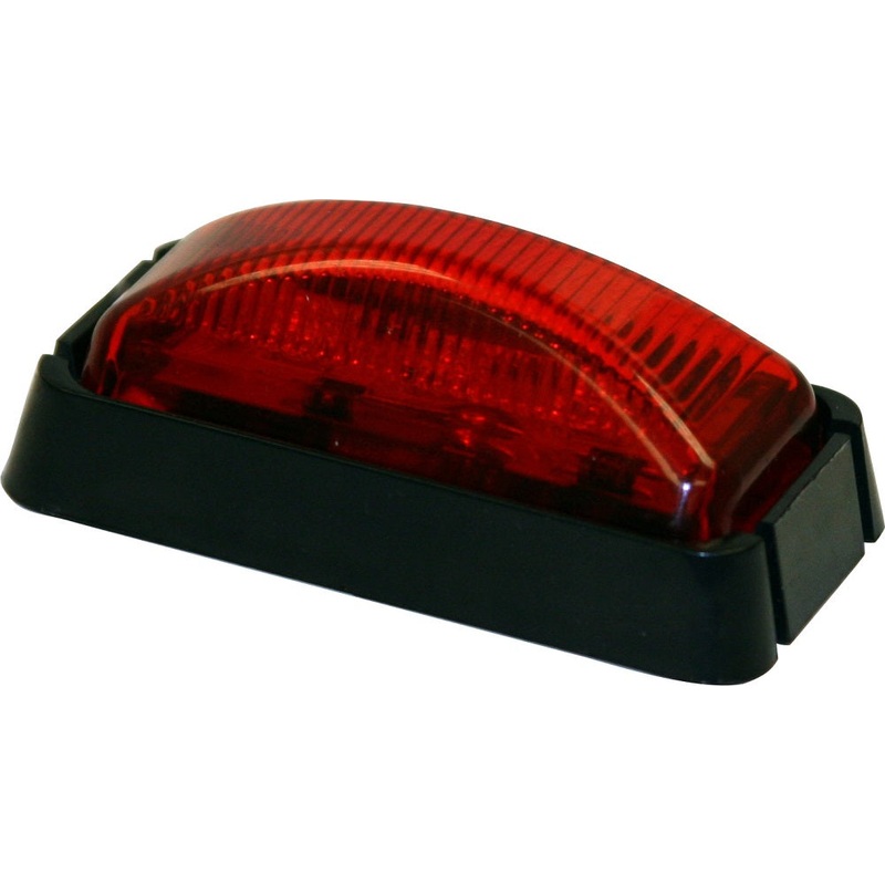 Buyers – Light, Marker, 3 Led, Red, 2.5In Rect
