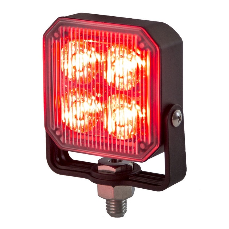 Buyers – Light, Strobe, 2.85In, 4 Led, Red, 12-24V,