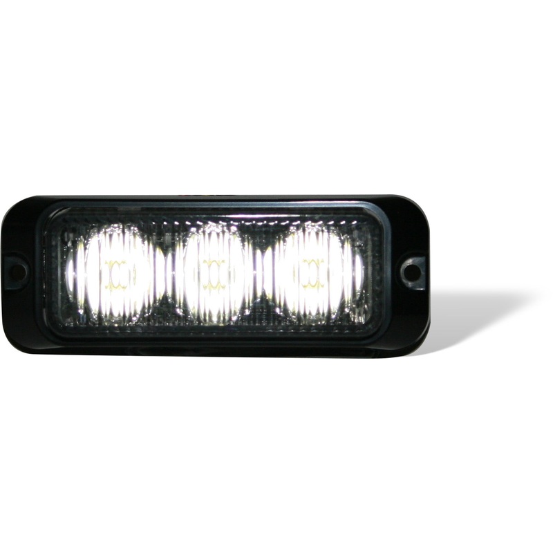 Buyers – Light, Strobe, 3.50In, 3 Led,  Clear, 12-24V