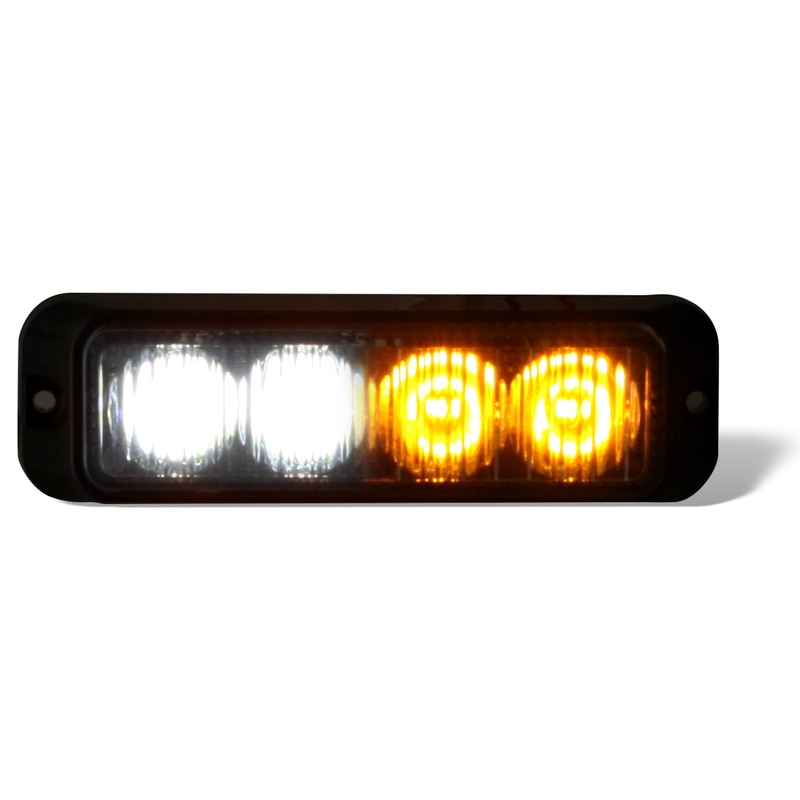 Buyers – Light, Strobe, 4.375In, 4 Led, Amber-Clear