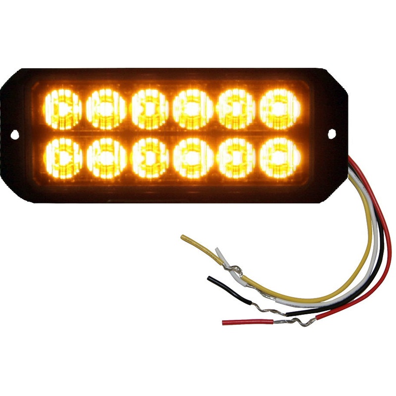 Buyers – Light, Strobe, 5In, 12 Led,  Amber, 12-24 Vdc