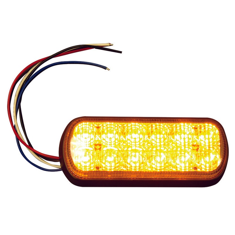Buyers – Light, Strobe, 5In, Amber,  12 Led, 10-30, Vdc