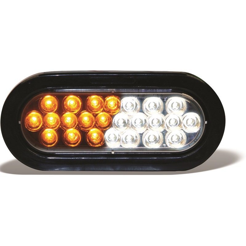 Buyers – Light, Strobe, 6.5In Oval, Amber-Clear,