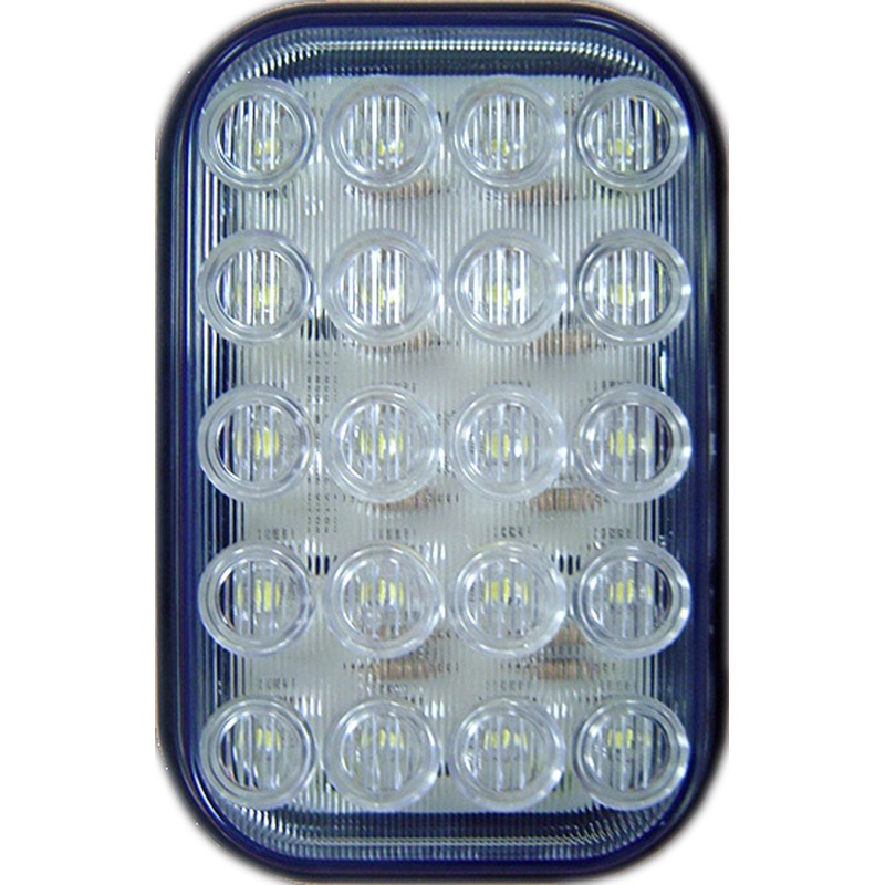 Great White    850C   Vertical, 6.5-Foot Leads   Rectangular Back-Up Light Single