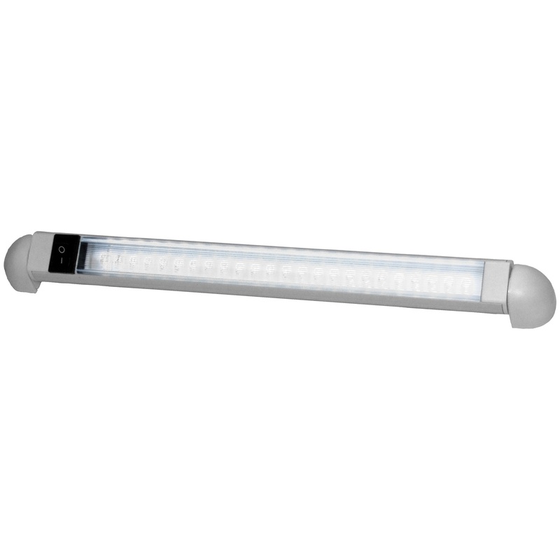 Great White  V369S White LED Rotating Interior Light w-Switch (4 Pcs)