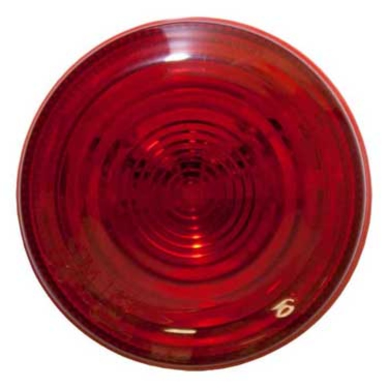 207R  LED Marker/Clearance PC-Rated, Round AMP 2.5 Single