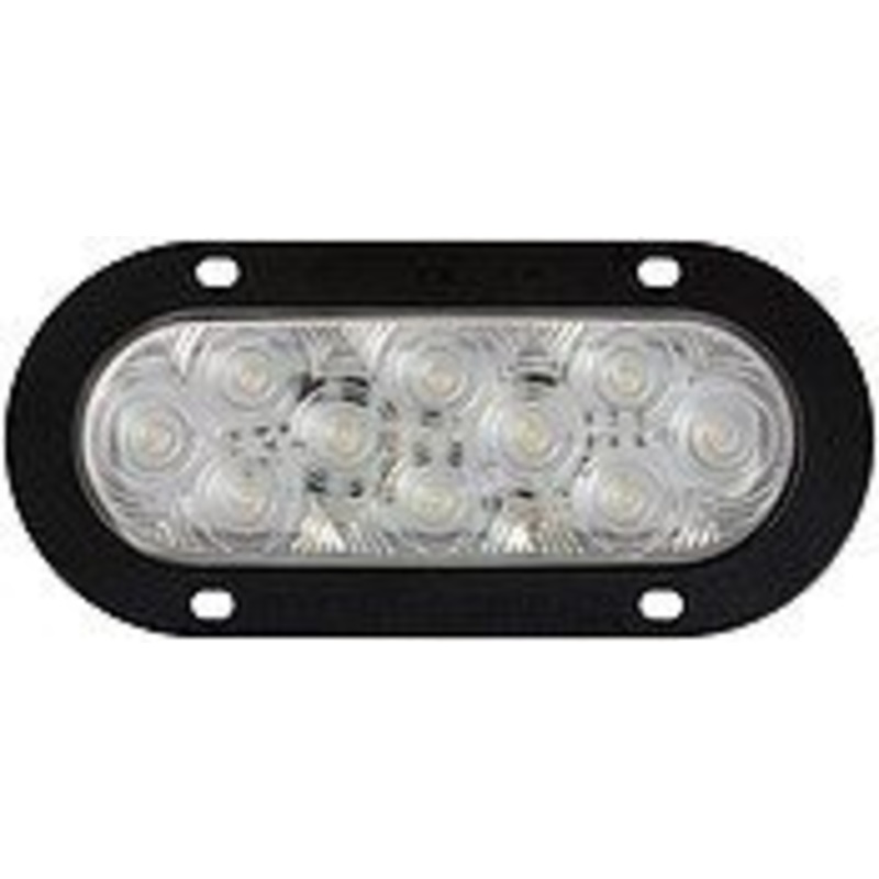 LumenX   823KC-10   Clear, Flange Mount Kit   Oval LED Back-Up Light, AMP