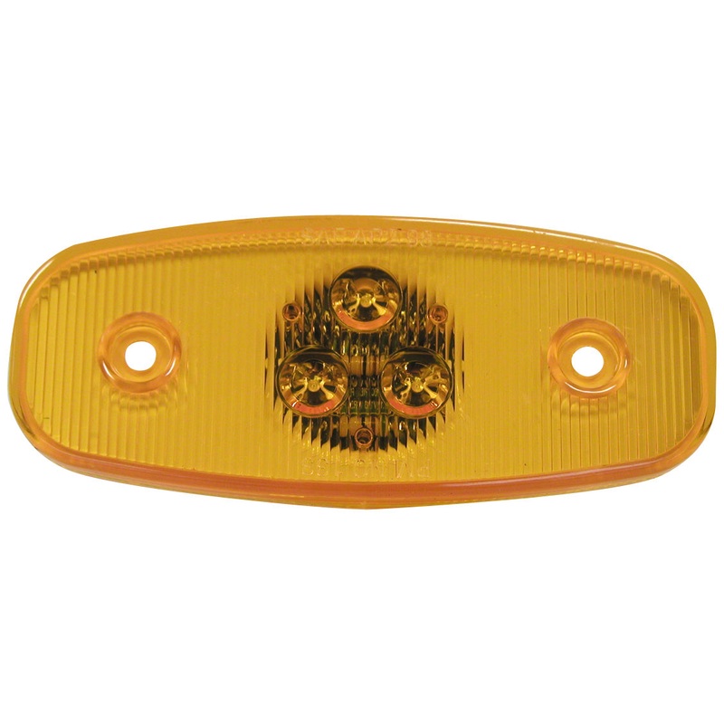Piranha  LED   133A   Amber, 3-Diode   Clearance-Side Marker Light