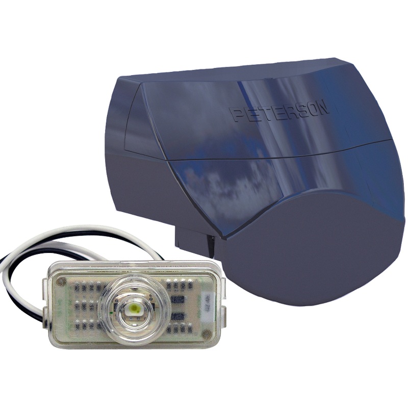 Piranha LED   153C-142   White Kit w- Black Bracket   LED Utility & License Light Single