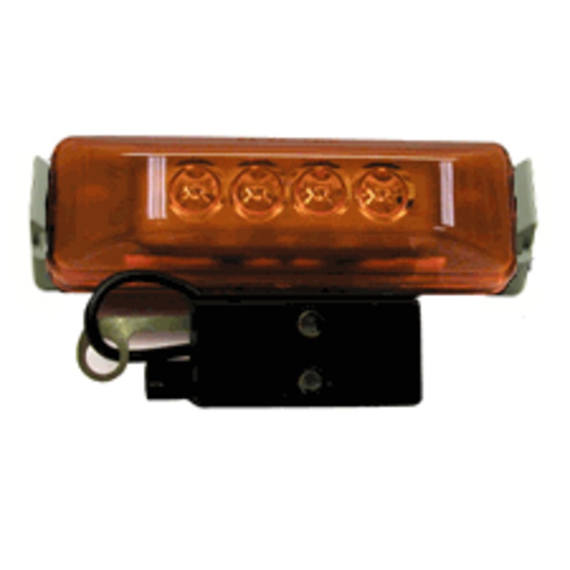 Piranha LED   161KA   Amber Kit   LED Clearance-Side Marker Light Single