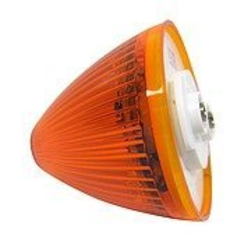 Piranha LED   166A   Amber   2″ LED Beehive Clearance-Side Marker Light