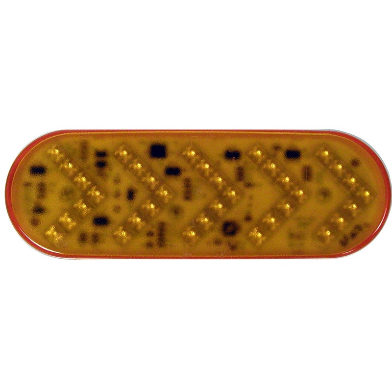 Piranha LED   420QA-P   Amber   Sequential Amber Signal Light Single