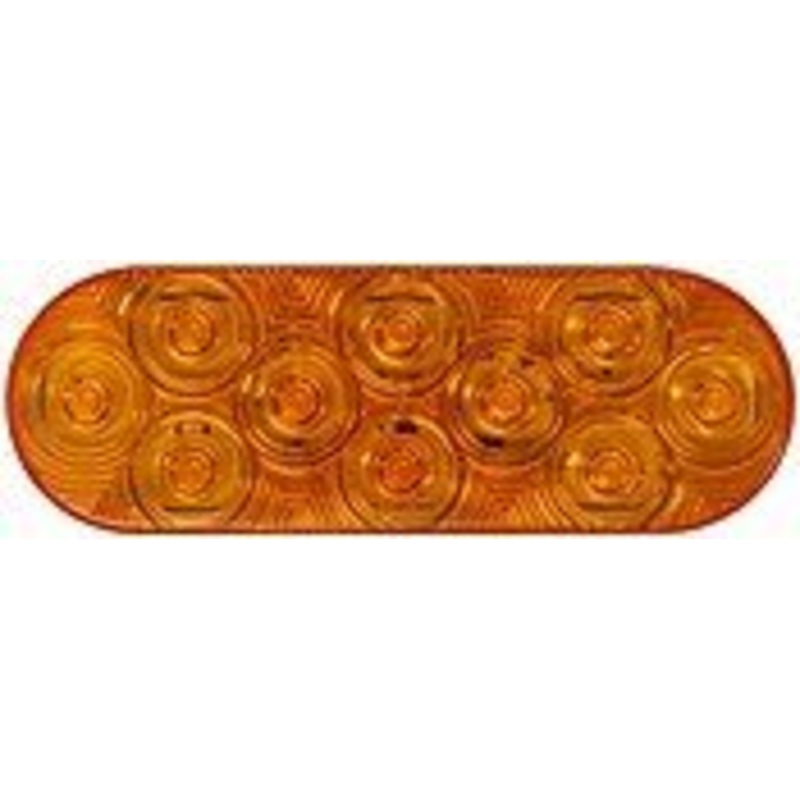 PM 1220A-10 Amber Grommet Mount Single