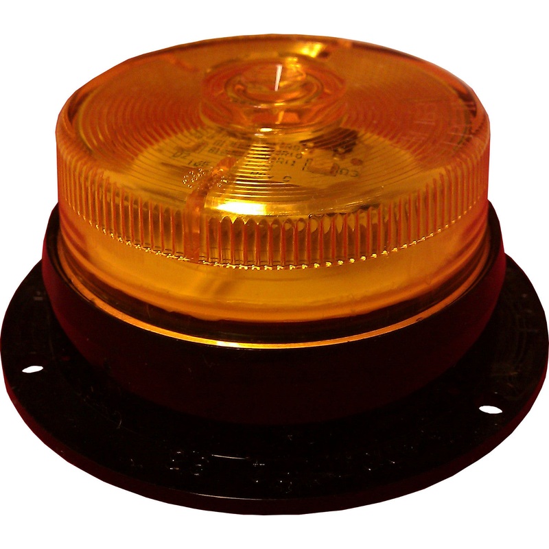 Piranha  LED   M165SA-MV   Amber, Surface Mt, Multi-Volt   2″ Clearance & Side Marker Light