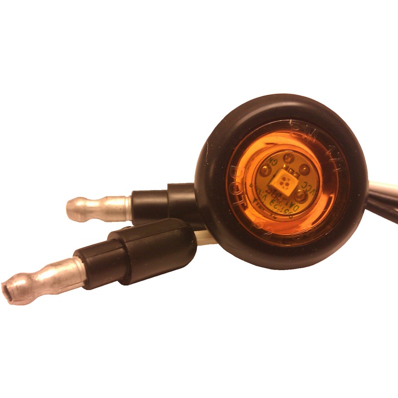 Piranha LED   M171A-BT2   Amber w-.180 bullets   LED Clearance-Side Marker Light