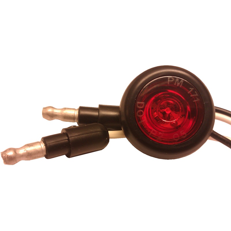 Piranha LED   M171R-BT2   Red w-.180 bullets   LED Clearance-Side Marker Light
