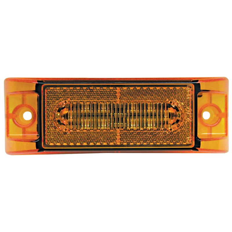 Piranha  LED   M353A   Amber w-Aux. Turn   Clearance & Side Marker Light w-Auxiliary Turn Function (3-Wire)