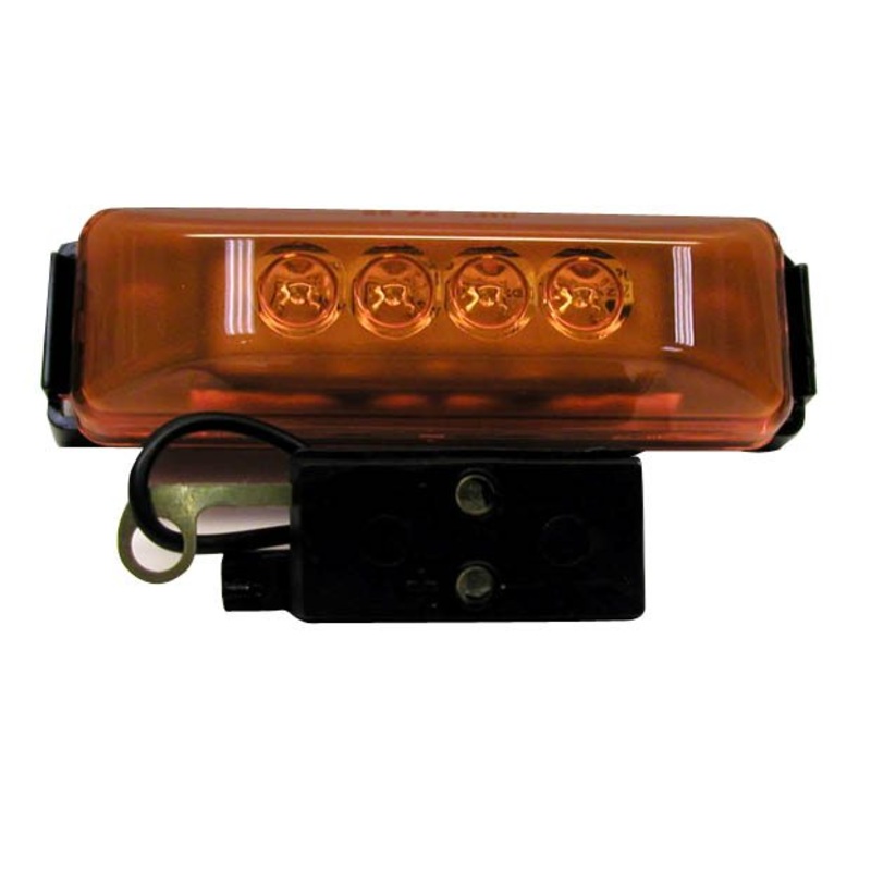 Piranha LED V161KA Amber Kit LED Clearance-Side Marker Light (6 Pcs)