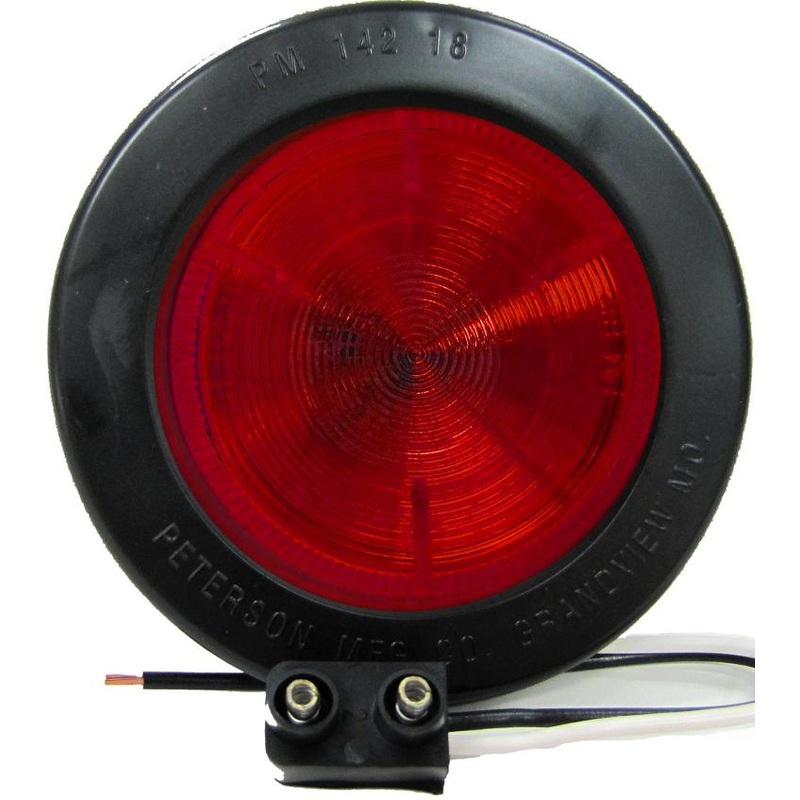 Piranha LED V162KR Red Kit 2 1-2″ Clearance-Side Marker Light (6 Pcs)