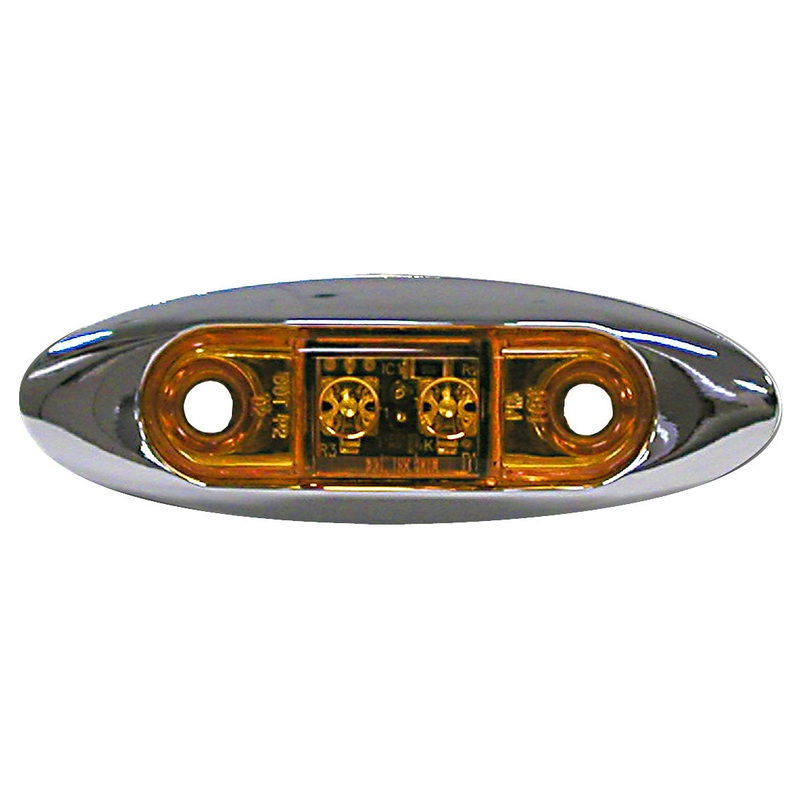 Piranha  LED V168XA Amber Kit Slim-Line Clearance & Side Marker Lights (6 Pcs)
