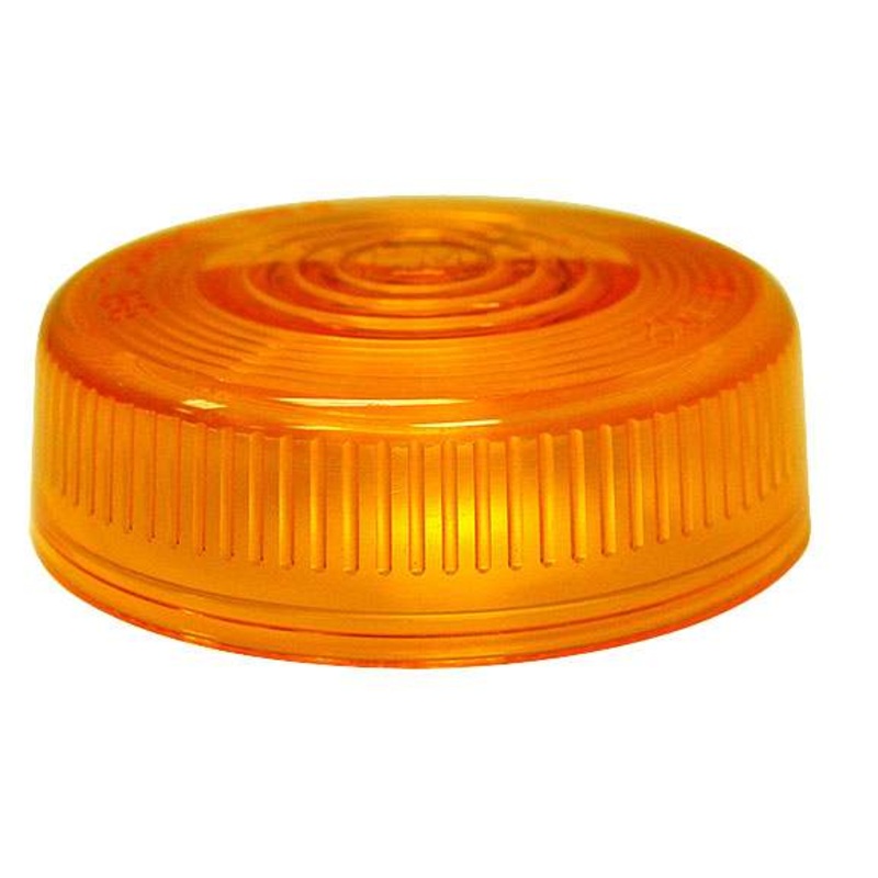 PM   102-15A   Amber Repl. Lens   Round Clearance-Side Marker Replacement Lens Single
