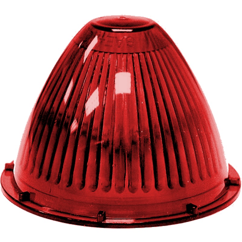 PM   110-15R   Red Repl. Lens   Beehive Replacement Lens Single