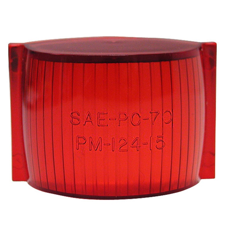 PM   124-15R   Red Repl. Lens   Clearance-Side Marker Replacement Lenses Single