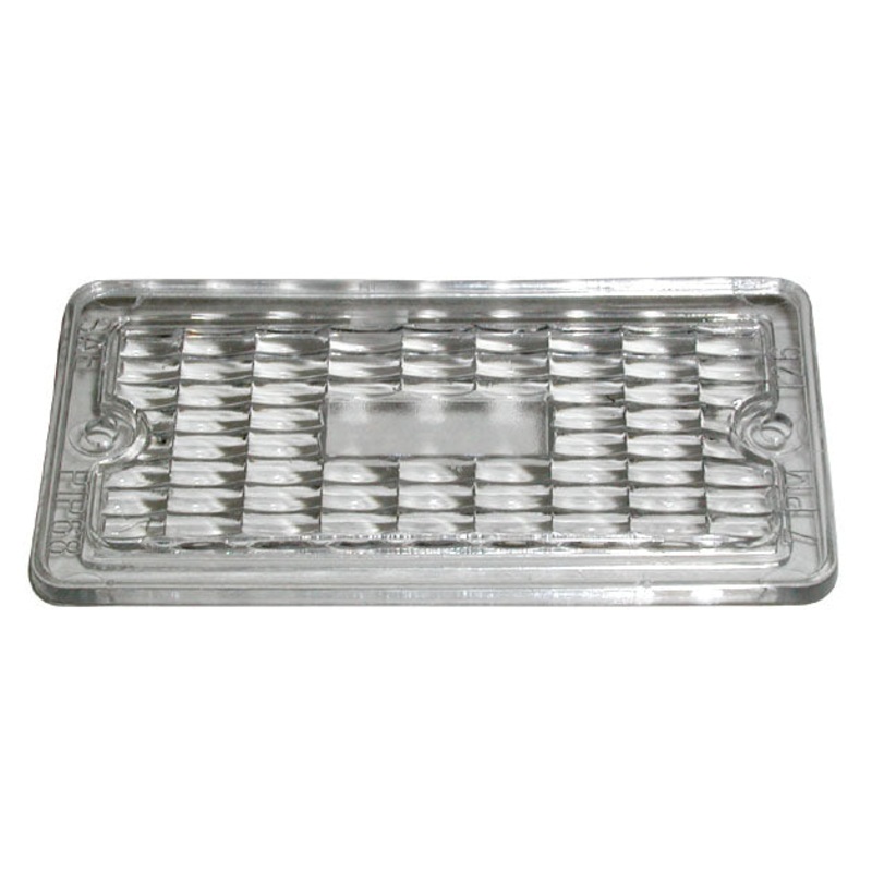 PM   126-25C   Clear Repl. Lens   Rectangular Clearance-Side Marker Replacement Lens Single