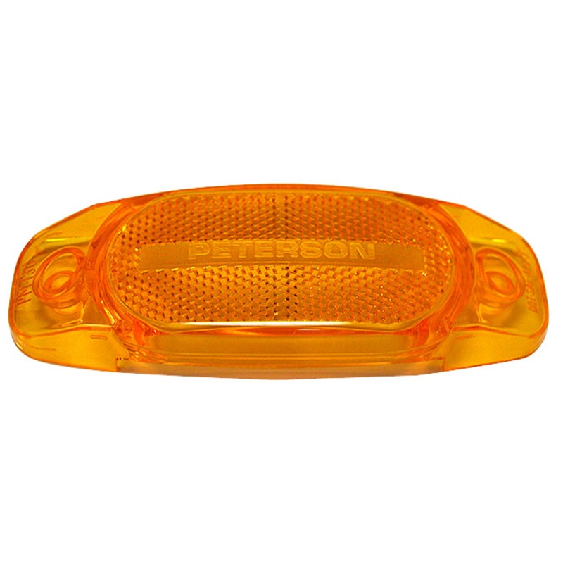PM   130-25A   Amber Repl. Lens   Replacement Lens for Hard-Hat Clearance-Side Marker
