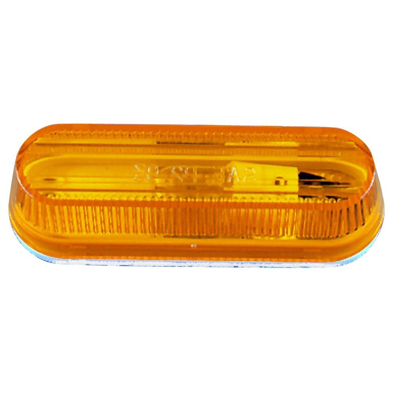 PM   136A   Amber   Oblong Clearance-Side Marker light Single