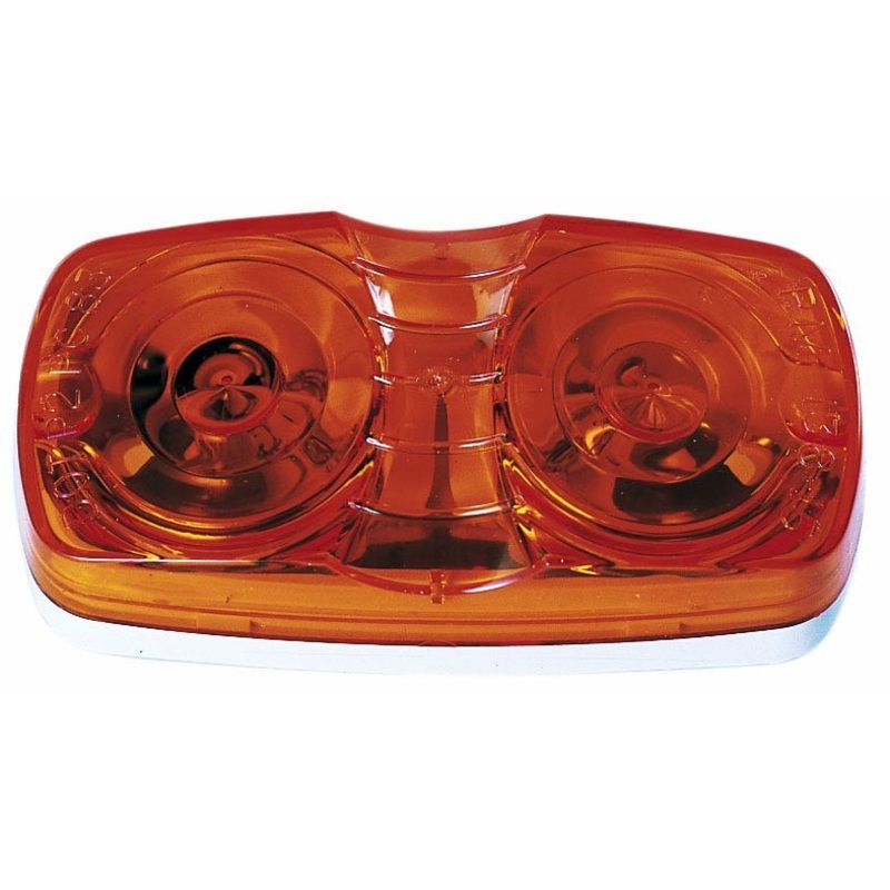 PM   138A   Amber   Double Bulls-Eye Clearance & Side Marker Light