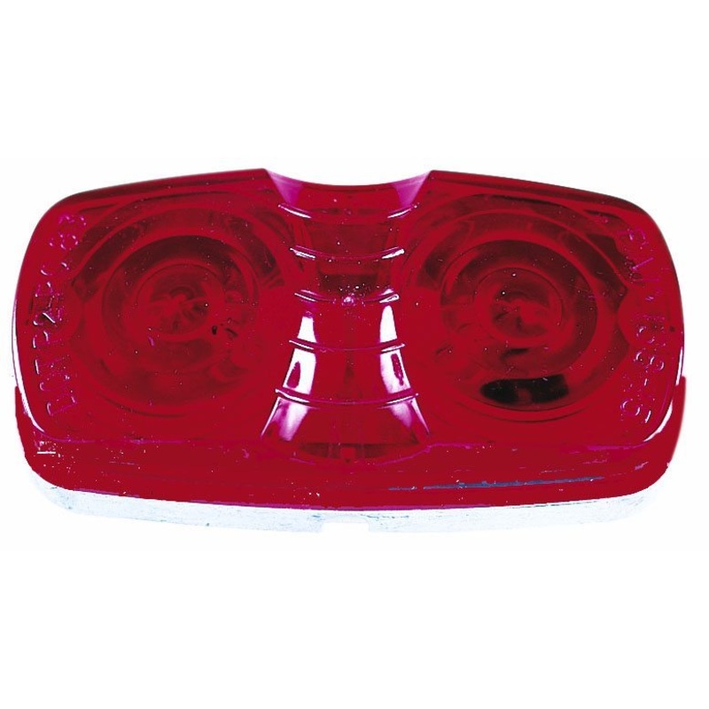 PM   138R   Red   Double Bulls-Eye Clearance & Side Marker Light