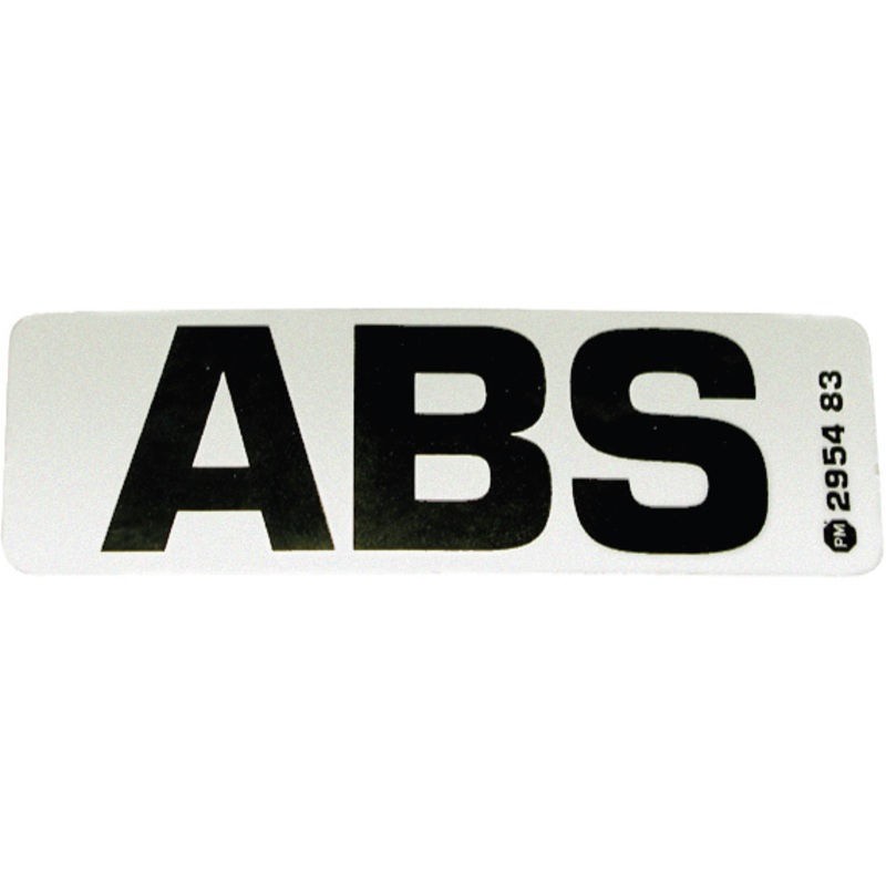 PM   2954   ABS Label   ABS Label Single