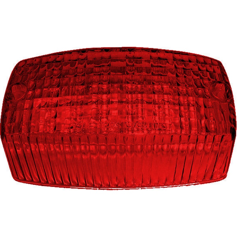 PM   306-25R   Red Repl. Lens   Surface-Mount S-T-T Replacement Lenses