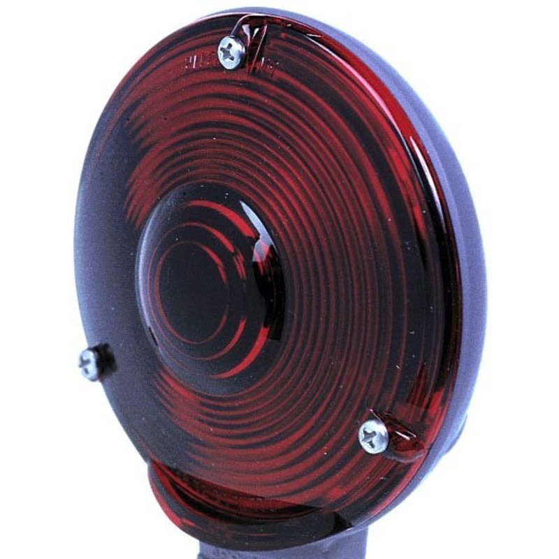 PM   334-15R   Red Single-Face S-T-T Replacement Lens