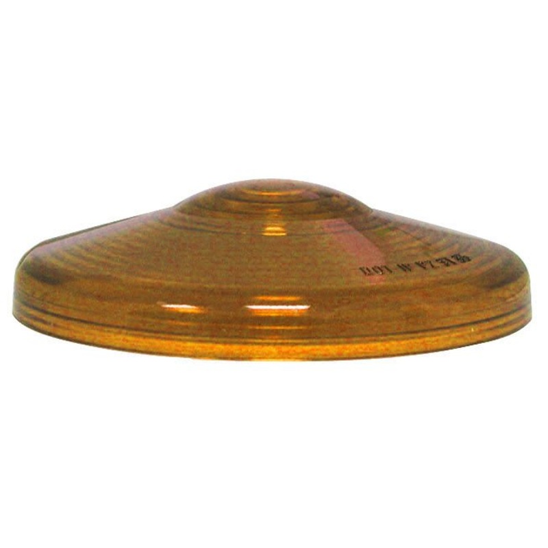 PM   338-15A   Amber Single-Face S-T-T Replacement Lens