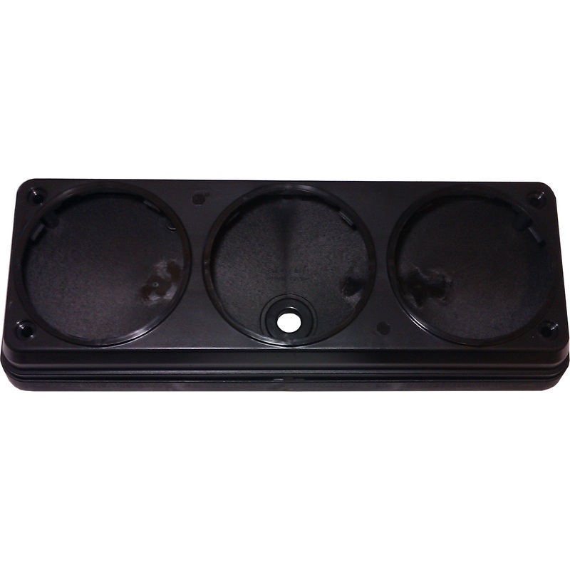 PM   417-3   Triple Housing Bracket   Surface Mount Brackets Single