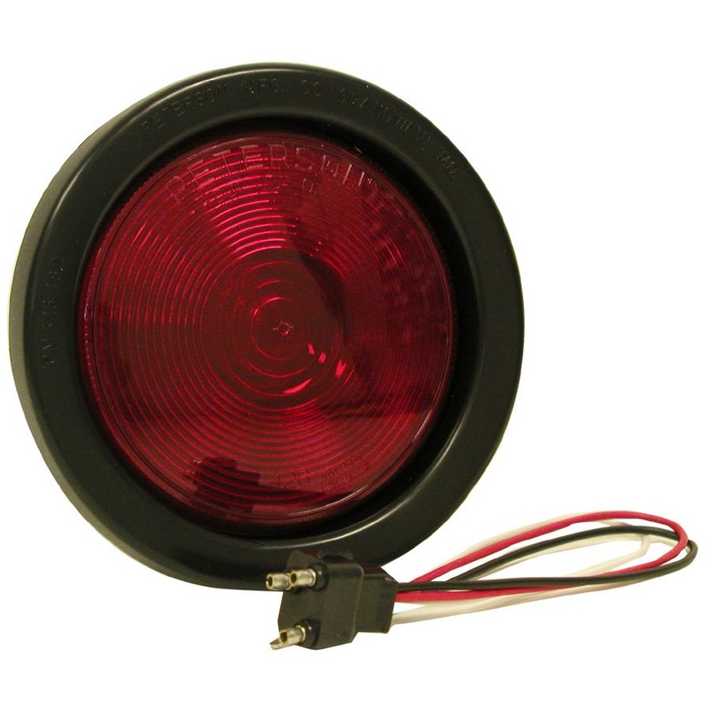 PM   426KR   Red Kit   Round 4″ Stop, Turn, & Tail Light Single