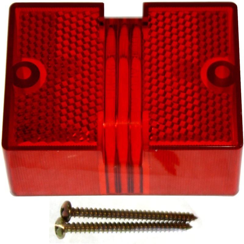PM   56-15R   Red Side Marker Lens   Clearance-Side Marker Replacement Lens Single