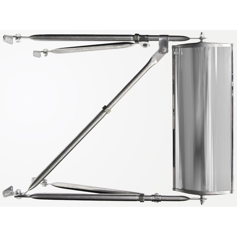 PM   667X   Stainless-Steel   West Coast Mirror Assembly Single